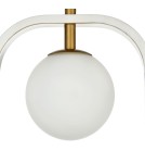 Maytoni Avola 1xG9 40W wisząca MOD431-PL-01-WG biały oraz złoty