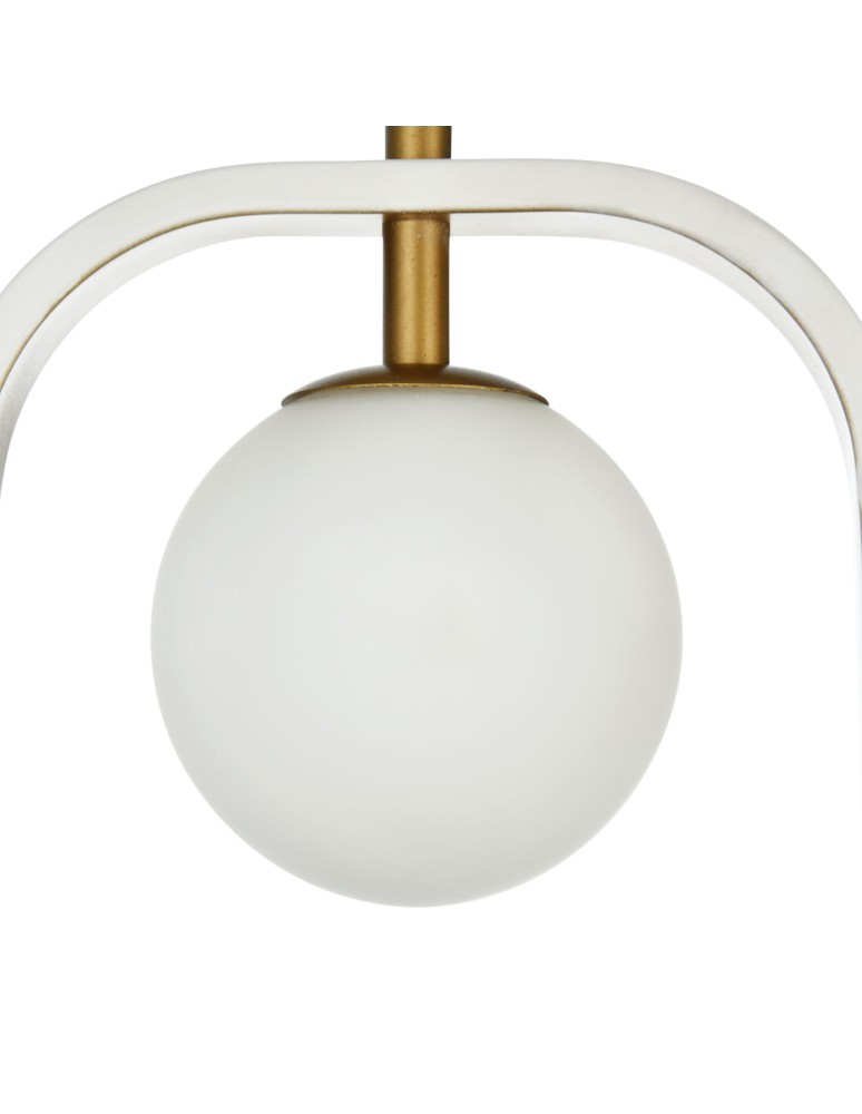 Maytoni Avola 1xG9 40W wisząca MOD431-PL-01-WG biały oraz złoty