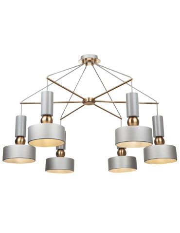 Maytoni Void 6xE14 40W wisząca MOD030PL-06GR szary