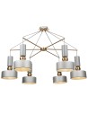 Maytoni Void 6xE14 40W wisząca MOD030PL-06GR szary
