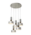Pendant lamps - Maytoni Void 5xE14 40W pendant MOD030PL-05GR grey - product 1