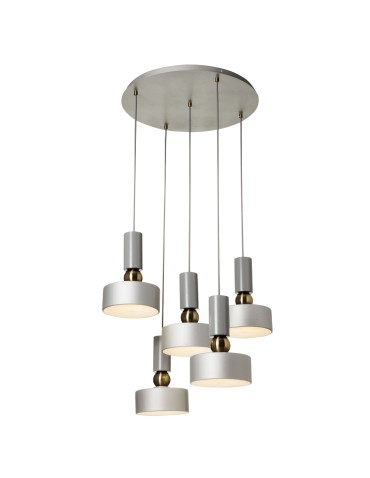 Maytoni Void 5xE14 40W pendant MOD030PL-05GR grey