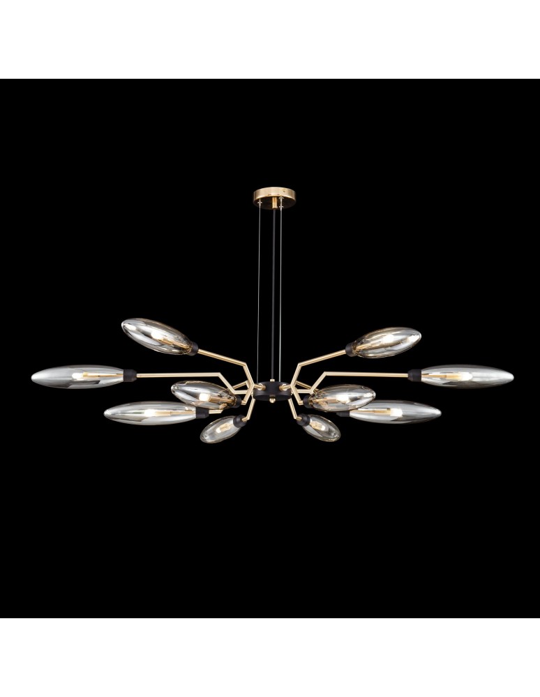 Modern chandeliers - Maytoni Ventura 12xG9 28W pendant MOD012CL-12G matte gold - product kolory-swiatla.pl 2
