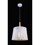 Pendant lamps with lampshade - Maytoni Lantern 1xE27 60W pendant MOD029-PL-01-W white - product 2