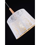 Pendant lamps with lampshade - Maytoni Lantern 1xE27 60W pendant MOD029-PL-01-W white - product 5