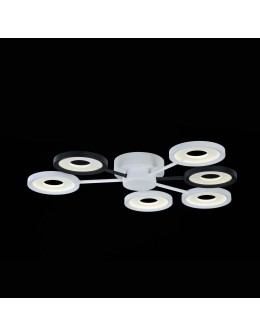 Maytoni Aprilia Sufitowa LED 71.3W 4200K 6900lm Czarny  Biały MOD809-CL-06-72-WB - produkt 2