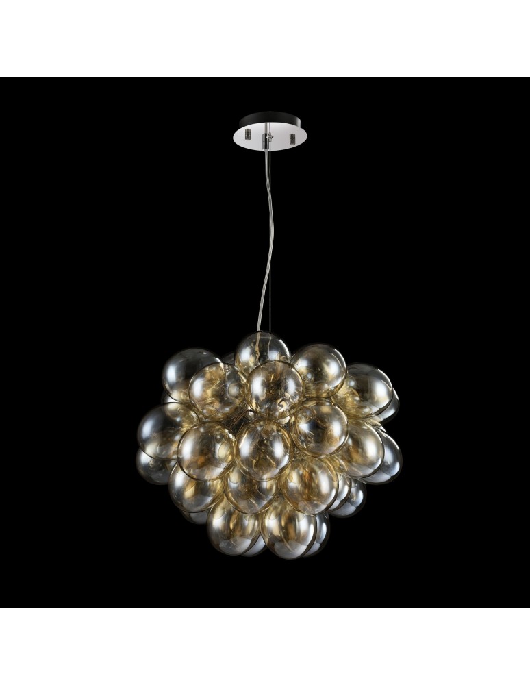 Pendant lamps - Maytoni Balbo 8xG9 28W pendant MOD112-08-G nickel - product kolory-swiatla.pl 3