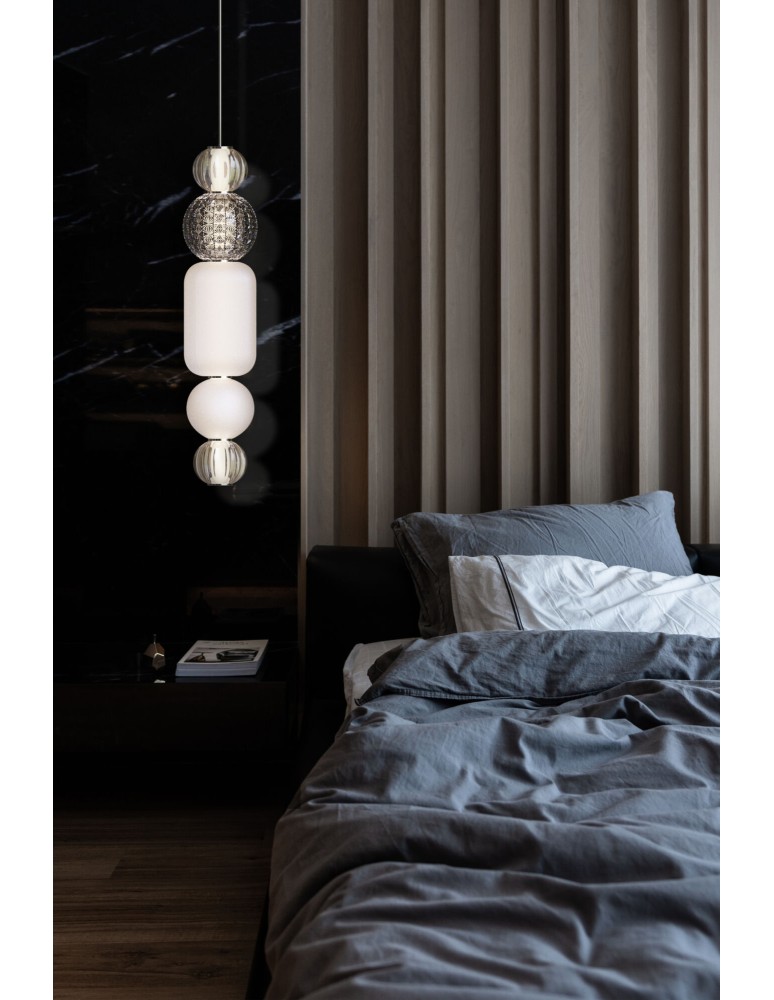 Maytoni Collar Wisząca LED 35.2W 2589K 1521lm Chrom  P069PL-L35CH3K