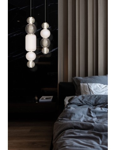 Maytoni Collar Wisząca LED 17.6W 2690K 939lm Chrom  P069PL-L17CH3K - produkt 2