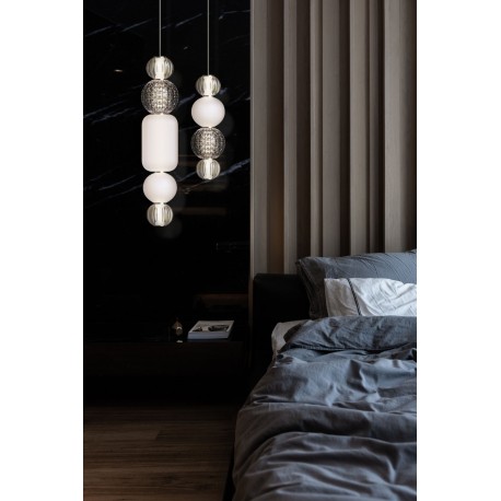 Maytoni Collar Wisząca LED 17.6W 2690K 939lm Chrom P069PL-L17CH3K