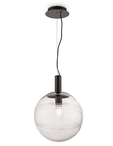 Maytoni Perlas Pendant E27 1x60W Black P061PL-01GR