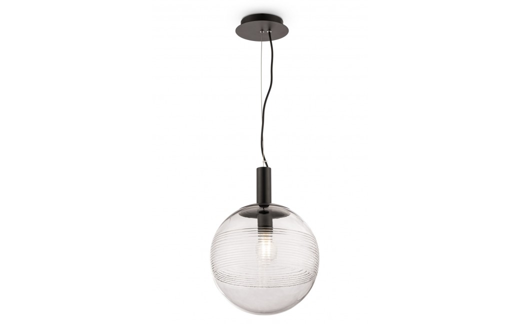 Maytoni Perlas Wisząca E27 1x60W Czarny P061PL-01GR