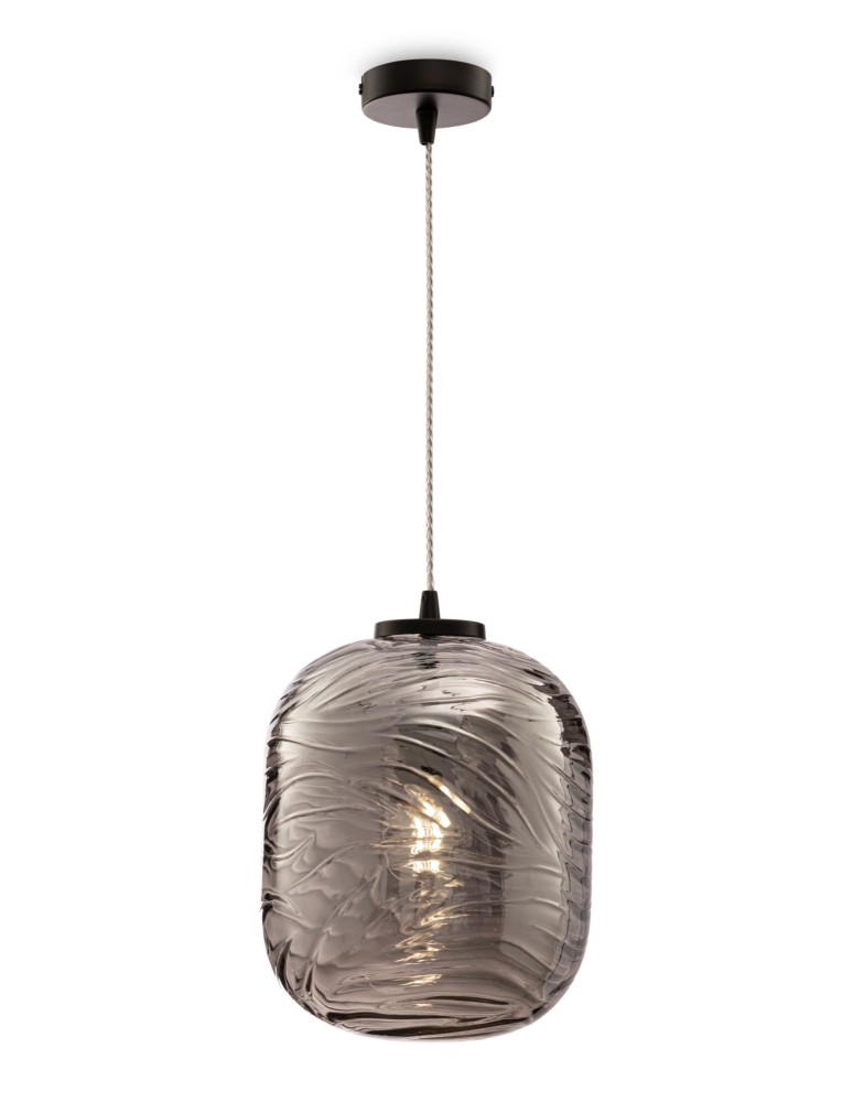 Maytoni Dunas Wisząca E27 1x60W   Czarny Matowy  P058PL-01B