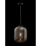 Maytoni Dunas Wisząca E27 1x60W   Czarny Matowy  P058PL-01B