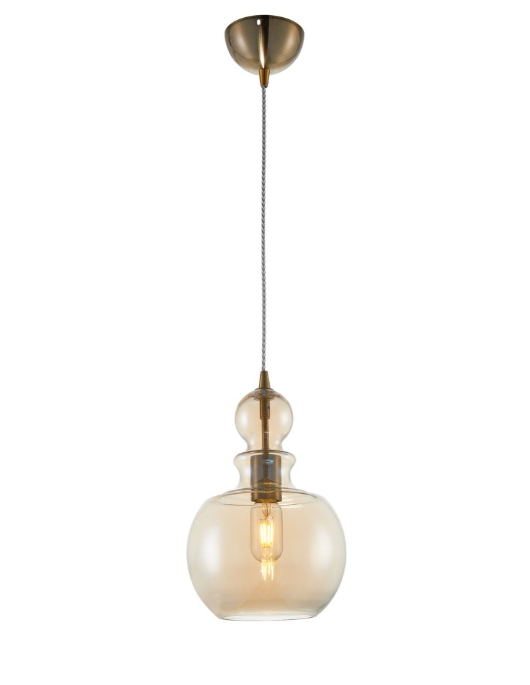 Pendant lamps - Maytoni Tone 1xE27 60W pendant P003PL-01BZ bronze - product kolory-swiatla.pl 1