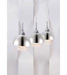 Triple pendant lamps - Maytoni Iceberg 3xE14 40W pendant P012-PL-03-N nickel - product 2