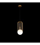 Wire pendant lamps - Maytoni Telford 1xE27 40W pendant P362PL-01G gold - product 2