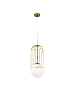 Maytoni Telford 1xE27 40W wisząca P363PL-01G złoty