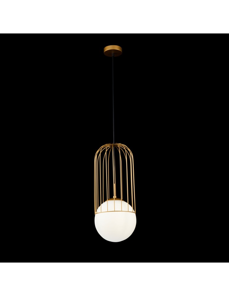 Pendant lamps - Maytoni Telford 1xE27 40W pendant P363PL-01G gold - product kolory-swiatla.pl 2
