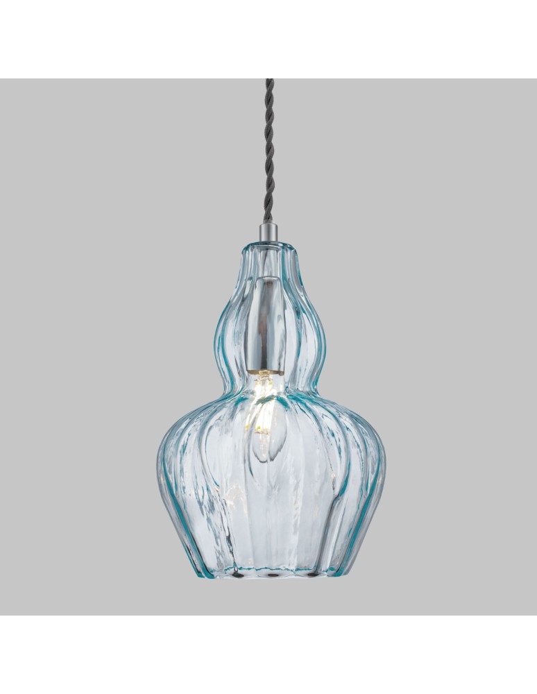 Pendant lamps - Maytoni Eustoma 1xE14 40W pendant MOD238-PL-01-BL nickel - product kolory-swiatla.pl 3