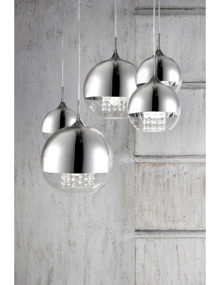 Pendant lamps - Maytoni Fermi 5xE27 60W pendant P140-PL-170-5-N nickel - product kolory-swiatla.pl 3