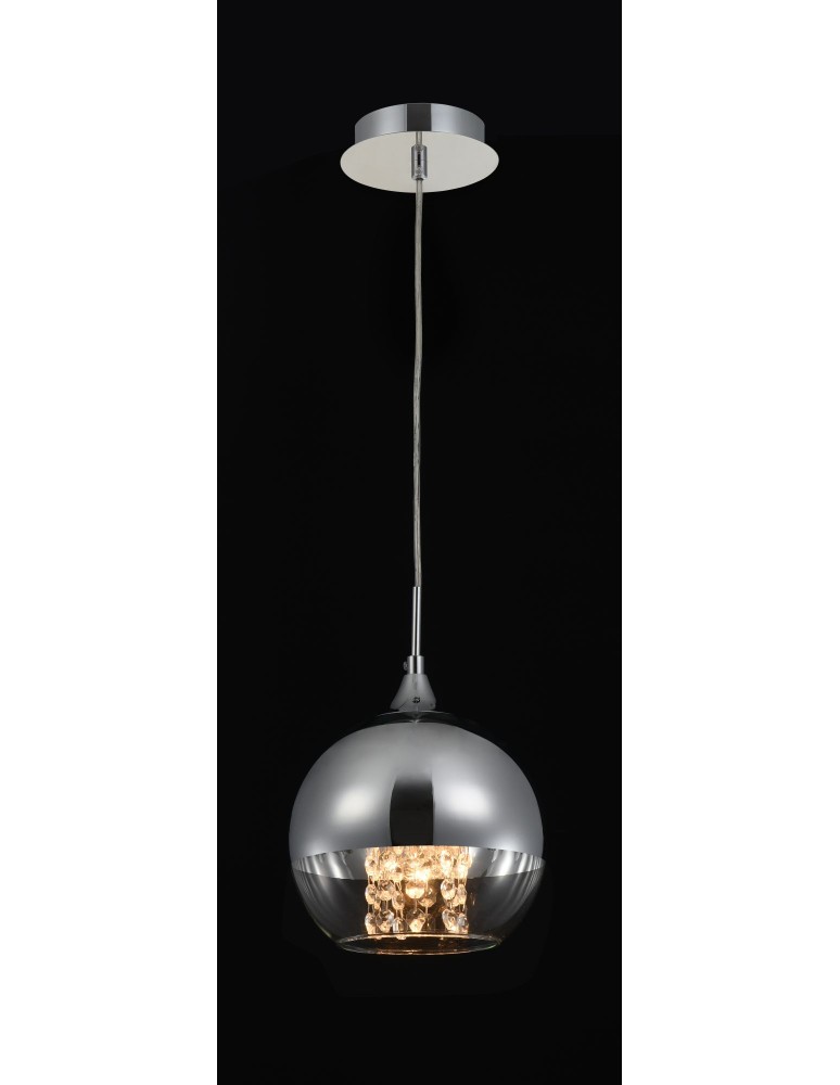 Pendant lamps - Maytoni Fermi 1xE27 60W pendant P140-PL-110-1-N nickel - product kolory-swiatla.pl 2