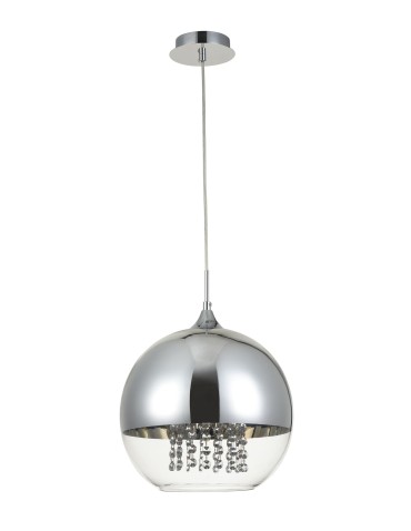Maytoni Fermi 1xE27 60W pendant P140-PL-170-1-N nickel