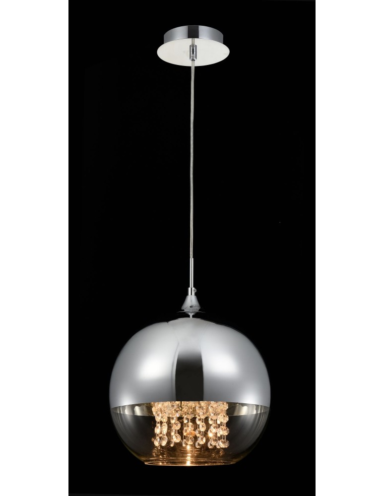 Pendant lamps - Maytoni Fermi 1xE27 60W pendant P140-PL-170-1-N nickel - product kolory-swiatla.pl 2