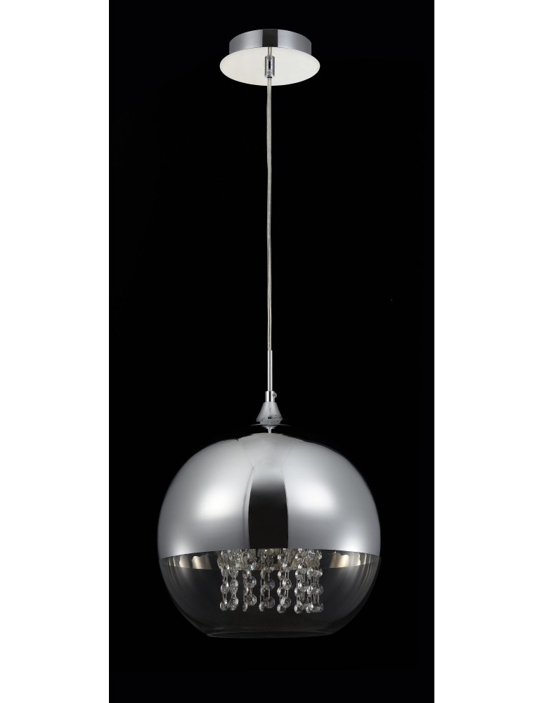 Pendant lamps - Maytoni Fermi 1xE27 60W pendant P140-PL-170-1-N nickel - product kolory-swiatla.pl 4