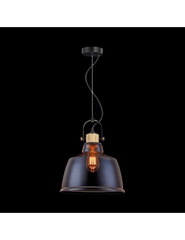 Maytoni Irving 1xE27 40W wisząca T163PL-01R czarny - produkt 2