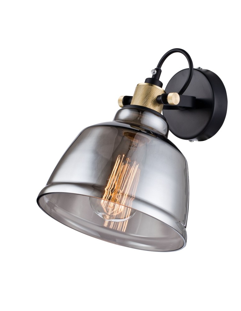Wall lamps - Maytoni Irving 1xE27 40W wall lamp T163-01-C black - product kolory-swiatla.pl 1