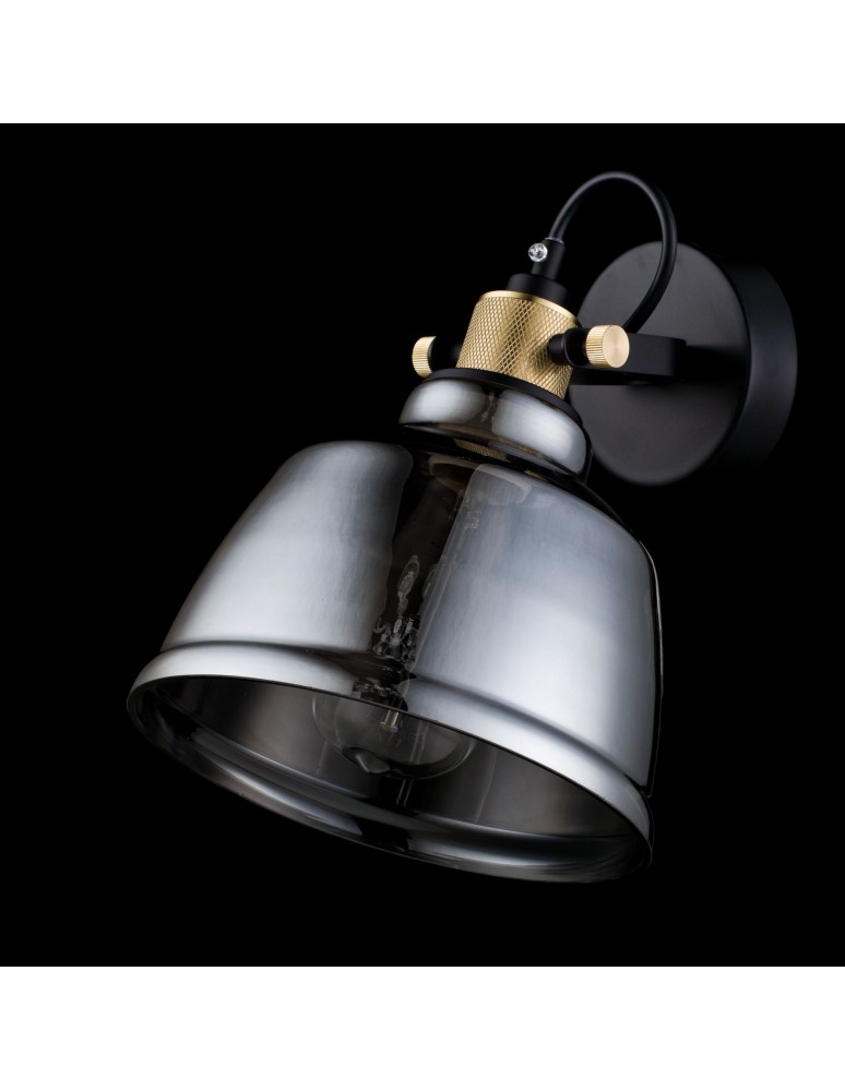 Wall lamps - Maytoni Irving 1xE27 40W wall lamp T163-01-C black - product kolory-swiatla.pl 3