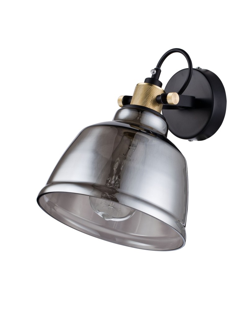 Wall lamps - Maytoni Irving 1xE27 40W wall lamp T163-01-C black - product kolory-swiatla.pl 4