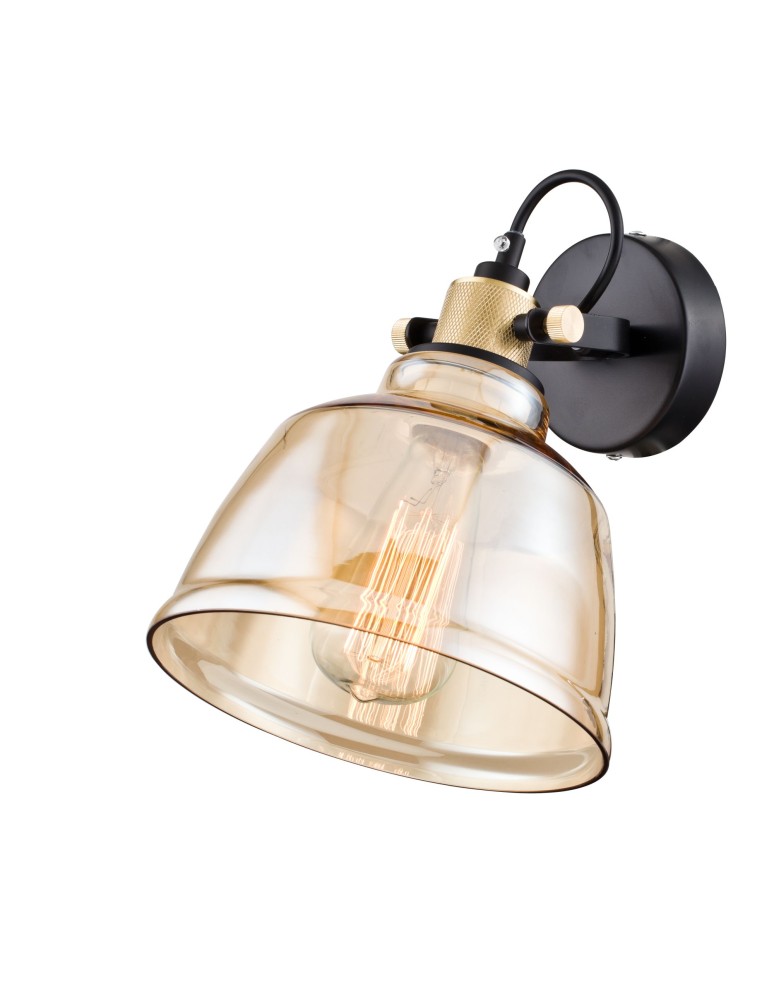 Wall lamps - Maytoni Irving 1xE27 40W wall lamp T163-01-R black - product kolory-swiatla.pl 1