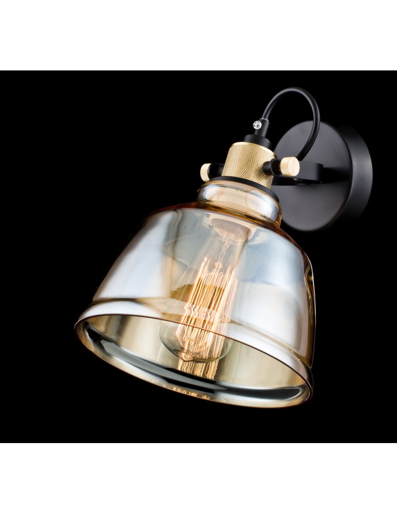Wall lamps - Maytoni Irving 1xE27 40W wall lamp T163-01-R black - product kolory-swiatla.pl 2