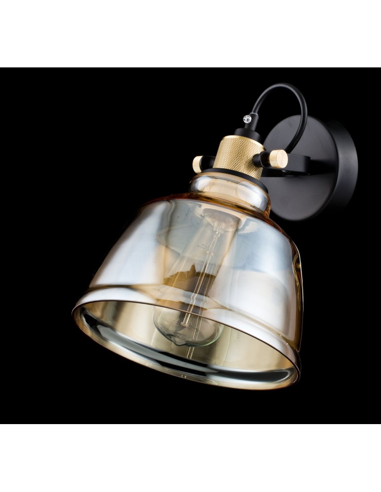 Wall lamps - Maytoni Irving 1xE27 40W wall lamp T163-01-R black - product kolory-swiatla.pl 3