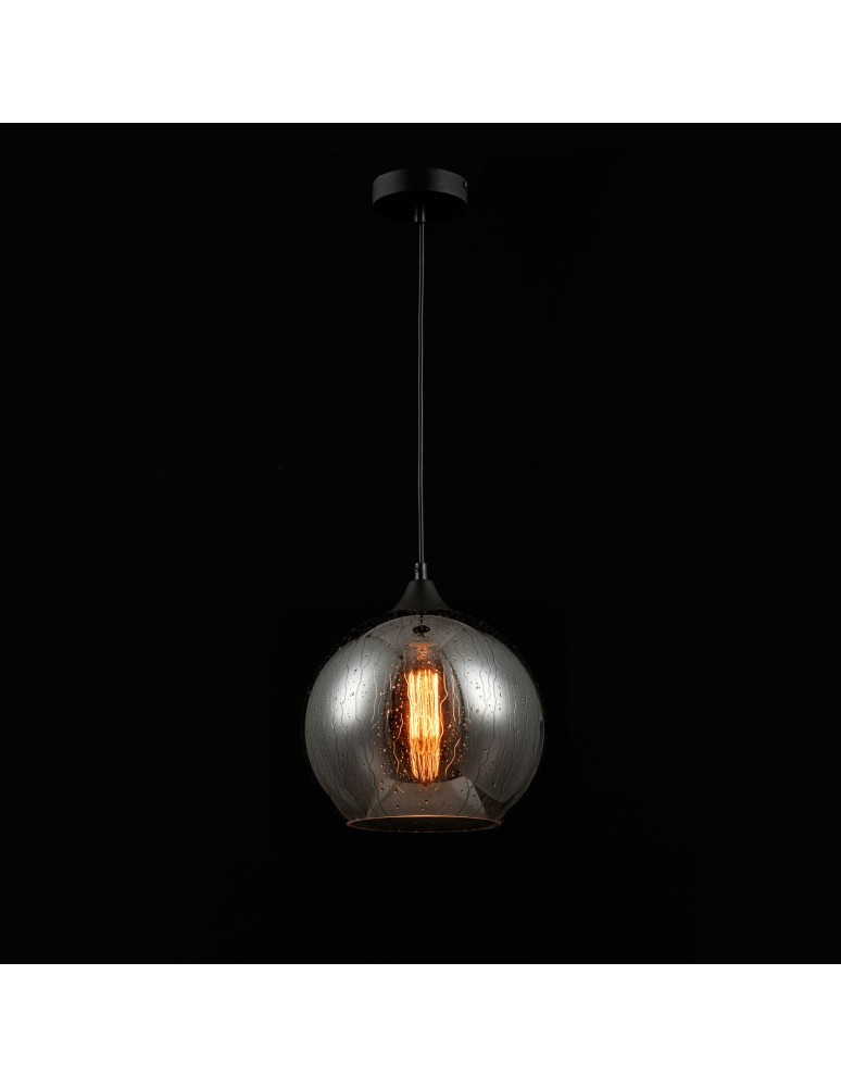 Pendant lamps - Maytoni Bergen 1xE27 60W pendant T314-11-B black - product kolory-swiatla.pl 2