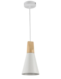 Maytoni Bicones 1xE27 60W pendant P359-PL-140-W white