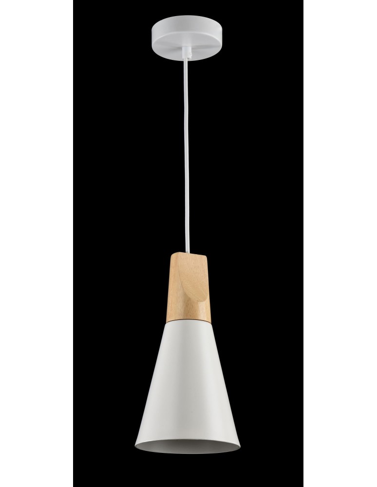 Pendant lamps - Maytoni Bicones 1xE27 60W pendant P359-PL-140-W white - product kolory-swiatla.pl 3