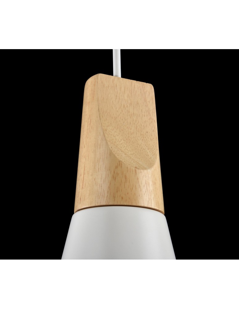 Pendant lamps - Maytoni Bicones 1xE27 60W pendant P359-PL-140-W white - product kolory-swiatla.pl 5