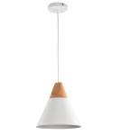 Pendant lamps - Maytoni Bicones 1xE27 60W pendant P359-PL-01-W white - product 1