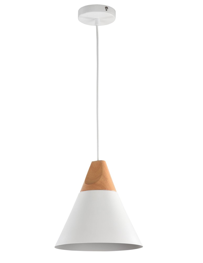 Pendant lamps - Maytoni Bicones 1xE27 60W pendant P359-PL-01-W white - product kolory-swiatla.pl 1
