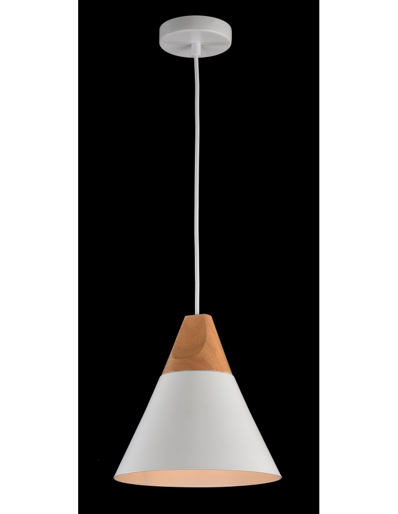 Pendant lamps - Maytoni Bicones 1xE27 60W pendant P359-PL-01-W white - product kolory-swiatla.pl 2