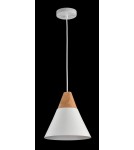 Pendant lamps - Maytoni Bicones 1xE27 60W pendant P359-PL-01-W white - product 3
