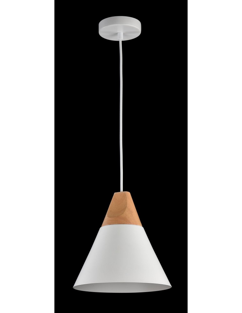 Pendant lamps - Maytoni Bicones 1xE27 60W pendant P359-PL-01-W white - product kolory-swiatla.pl 3