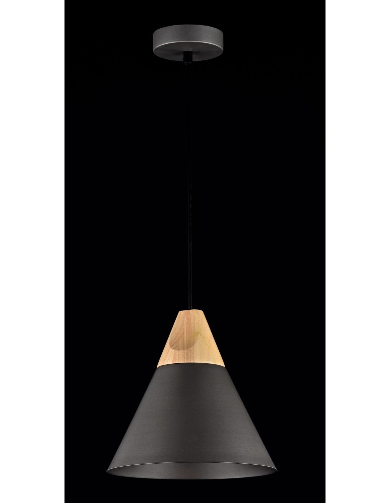 Pendant lamps - Maytoni Bicones 1xE27 60W pendant P359-PL-220-C black - product kolory-swiatla.pl 4
