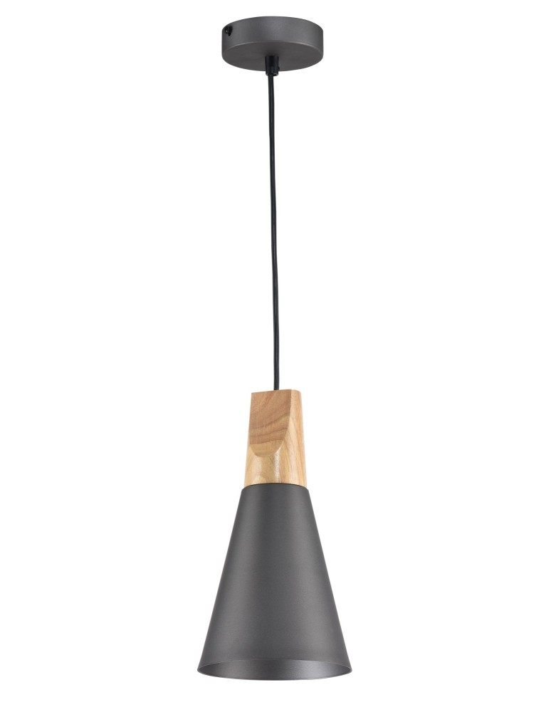 Pendant lamps - Maytoni Bicones 1xE27 60W pendant P359-PL-140-C grey - product kolory-swiatla.pl 1