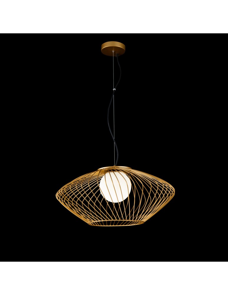 Pendant lamps - Maytoni Plec 1xE27 40W pendant P364PL-01G gold - product kolory-swiatla.pl 2