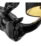 Wall lamps with lampshade - Maytoni Nashorn Wall Mounted E14 1x40W Black MOD470WL-01B - product 3