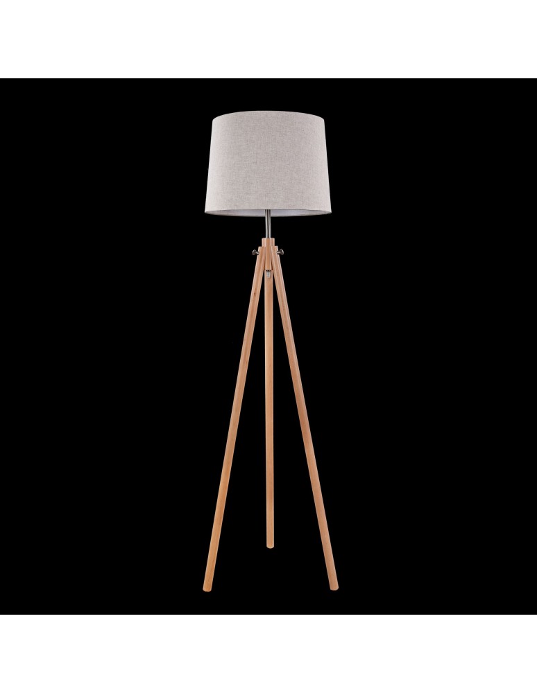 Tripod floor lamps - Maytoni Calvin 1xE27 60W floor lamp Z177-FL-01-BR brown - product kolory-swiatla.pl 4